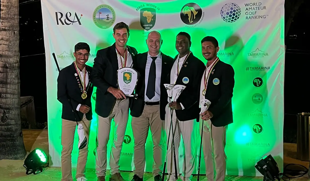 Maurice sacrée championne de la Region IV Africa Men Team Championship à Tamarina